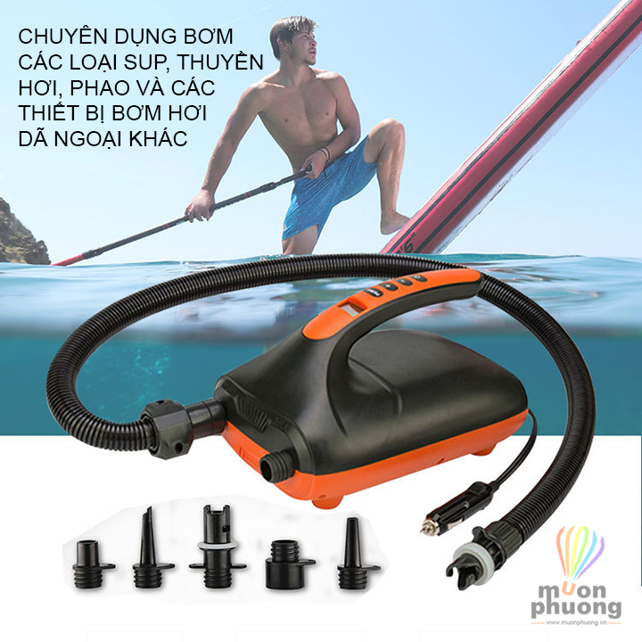 Bơm sup điện bơm thuyền hơi 12v cổng sạc xe hơi chuyên dụng công suất cao - MUÔN PHƯƠNG SHOP