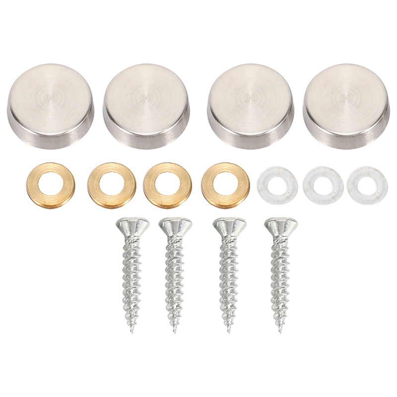 Bộ 48 ốc vít hình chữ s 16mm bằng thép không gỉ chuyên dụng cho gương trang điểm