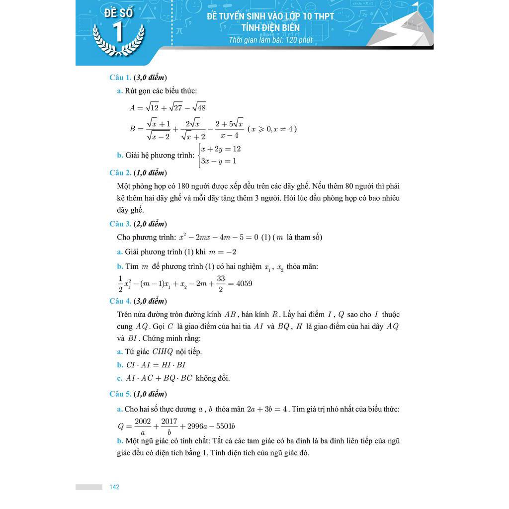 Sách Chinh Phục Đề Thi Vào 10 Môn Toán (Tái Bản)