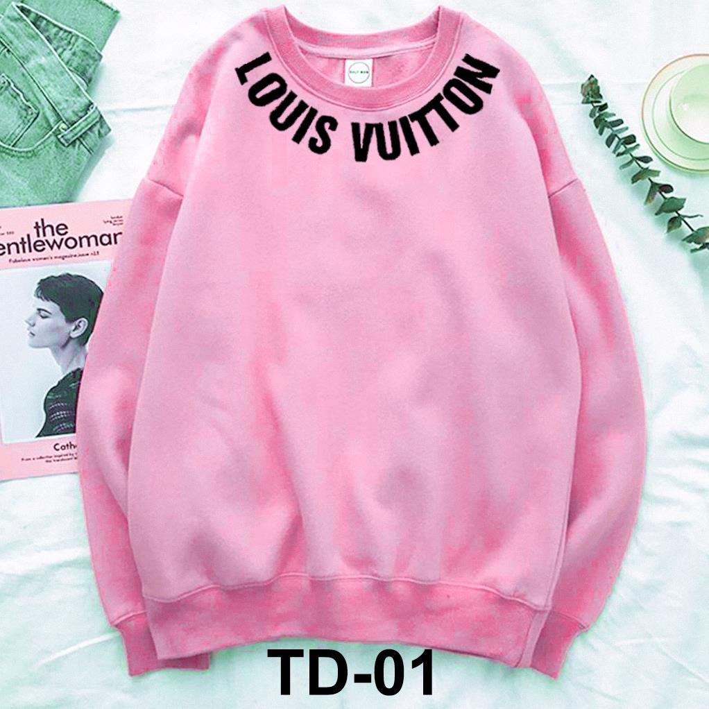 Áo sweater lv phản quang, áo tay dài nam nữ from rộng- Tí Chuột Studio