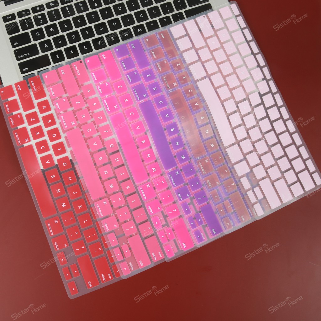 Miếng Dán Bàn Phím Làm Từ Silicon Màu Trơn Cho Macbook Air 13.3 2020 M1 A2337 A2179 A1932 Macbook Air 13 A1369 A1466