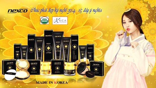 Sưa rửa mặt làm sạch và trắng da cao cấp NEXCO Hàn Quốc 130g