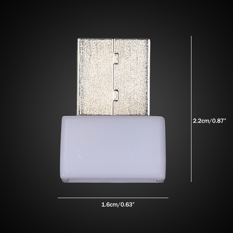 Đèn LED USB Mini Màu RGB Trang Trí Nội Thất Xe Hơi