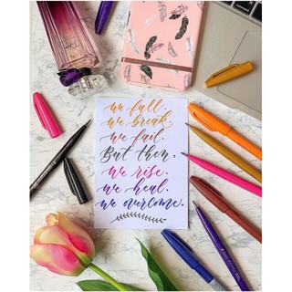 Bút Viết Thư Pháp Pentel FUDE TOUCH BRUSH SIGN PEN, #Calligraphy