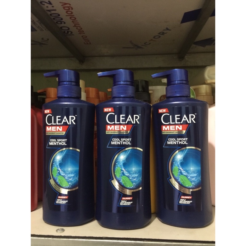 Dầu gội đầu SẠCH GÀU Clear men than hoạt tính - bạc hà Thái Lan 450ml