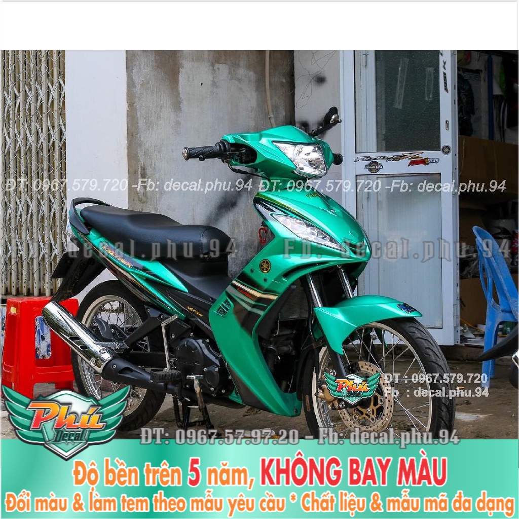 Tem Rời Exciter 2006-2010 xanh đen (K) -1