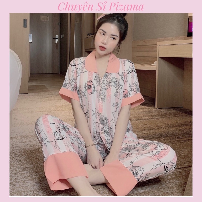 BỘ NGỦ - ĐỒ BỘ pijama tay cộc dài lụa mango loại 1