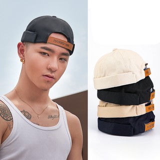 Mũ Tròn Không Vành Bằng Cotton Độc Đáo Thời Trang đai da 1986