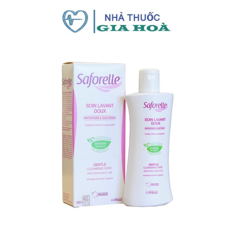 Dung dịch gel vệ sinh phụ nữ cao cấp Saforelle (CHÍNH HÃNG) (Nhập khẩu Pháp)