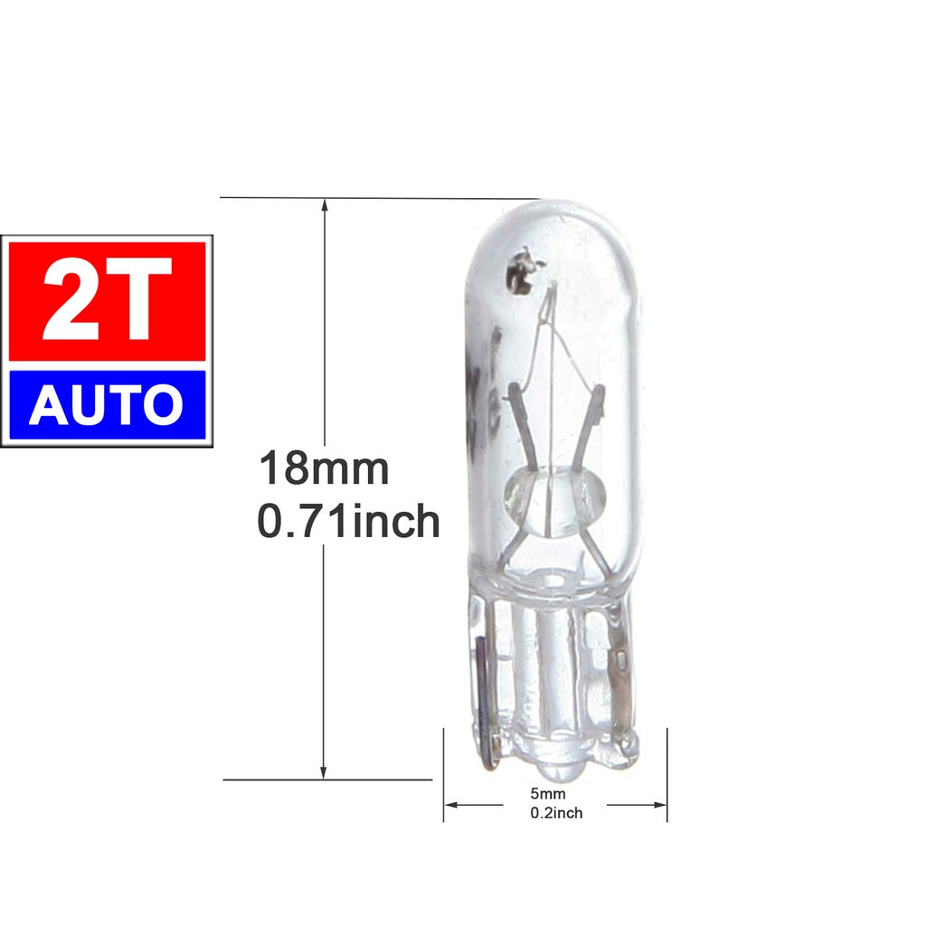 Bộ 2 Đèn T5 halogen ha lô gen soi biển số, trần, demi cho ô tô xe máy SKU 215