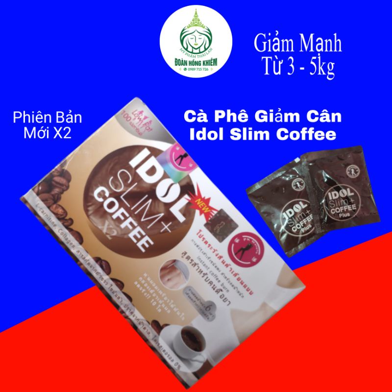 Cà Phê Giảm Cân Idol Slim Coffee Thái Lan X2, Phiên Bản Mới