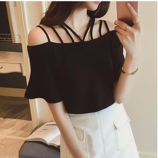 SUXI Áo Thun Trễ Vai Size Lớn