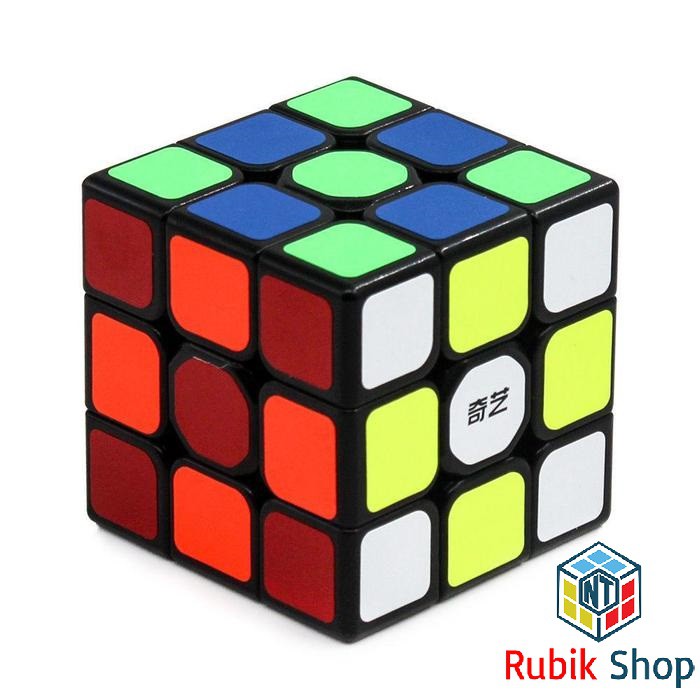 Đồ chơi rubik 3x3x3 - QiYi Sail W 3x3x3 Black/ White (Màu Đen/ Trắng)