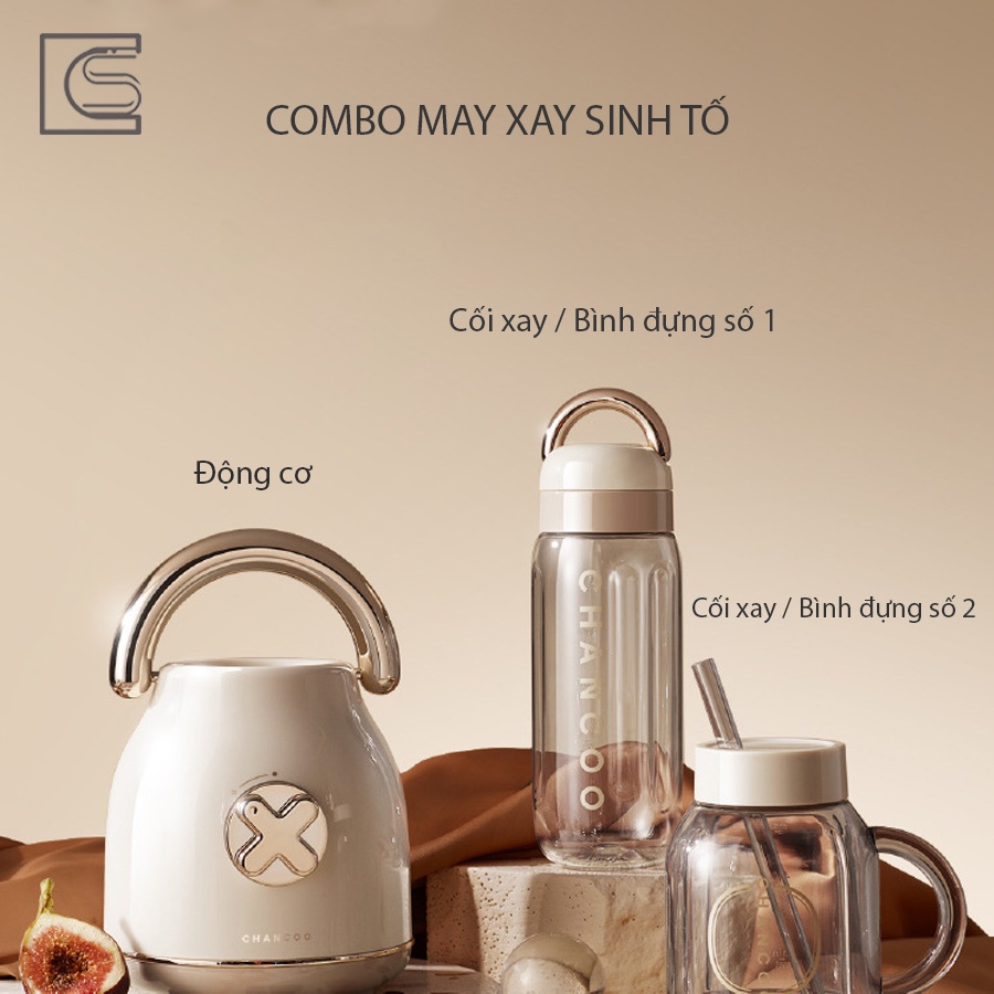 Máy Xay Sinh Tố Chancoo Xay Rau, Củ, Quả, Trái Cây Công Suất 300W SC0053