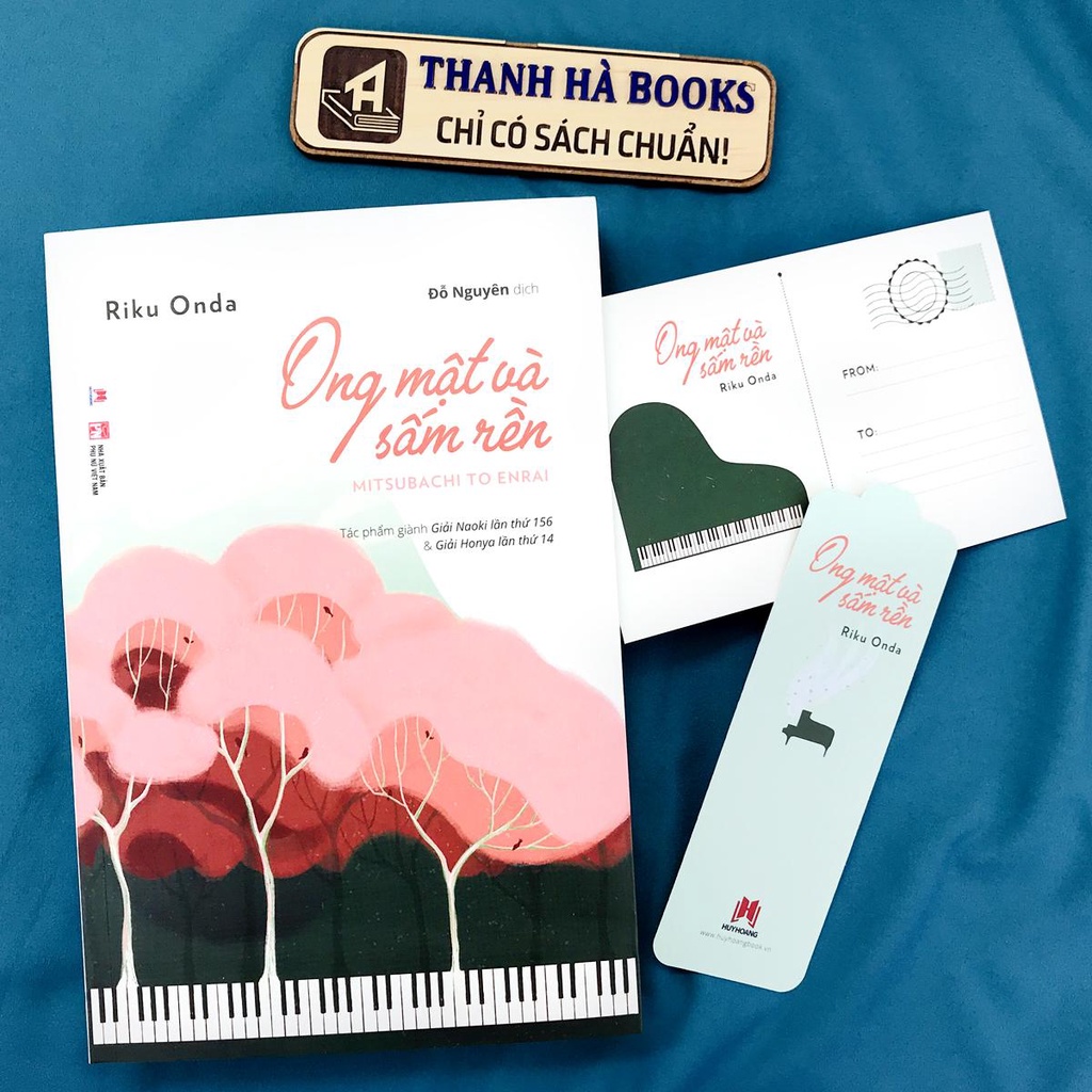 Sách - Ong mật Và Sấm Rền (Kèm 01 thiệp và 01 bookmark) - Onda Riku