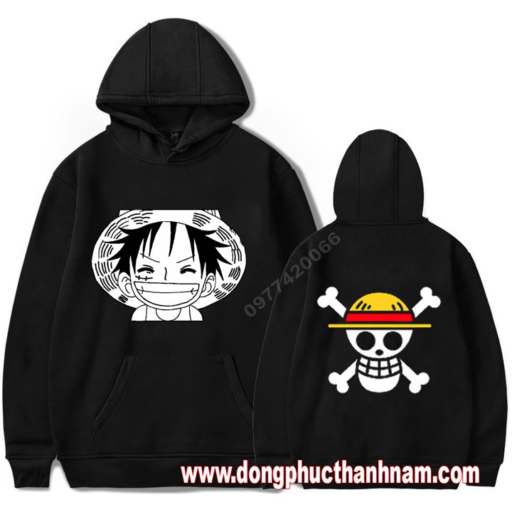 áo Hoodie Luffy One Piece Đảo Hải Tặc, áo hoodie Đảo Hải Tặc