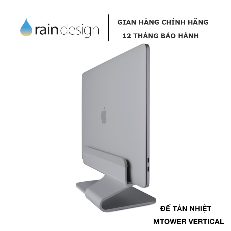 ĐẾ TẢN NHIỆT RAIN DESIGN (USA) MTOWER VERTICAL MACBOOK SPACE GRAY – RD-10038 - HÀNG CHÍNH HÃNG