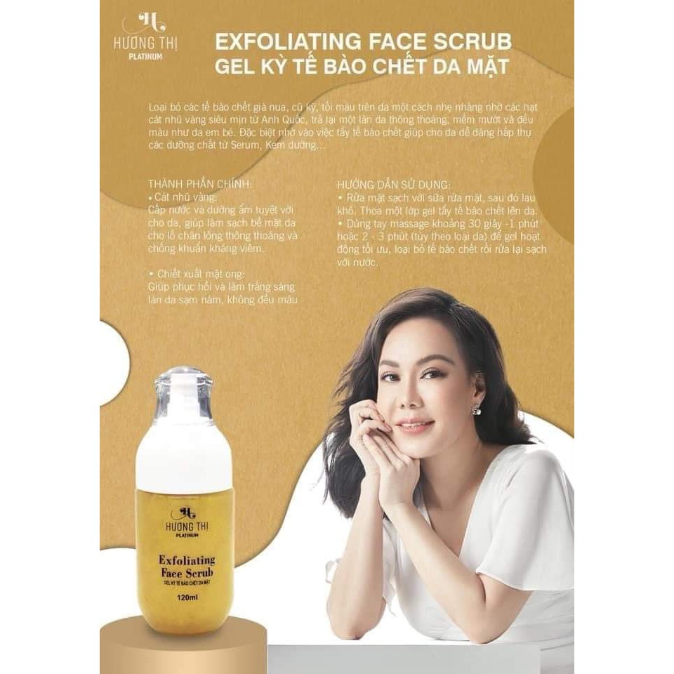 [FREESHIP, HOÀN XU]GEL KỲ TẾ BÀO DA CHẾT DA MẶT CAO CẤP HƯƠNG THỊ EXFOLIATING FACE SCRUB 120g | BigBuy360 - bigbuy360.vn