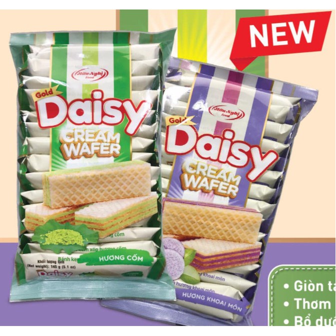 Bánh kem xốp Hữu Nghị Daisy (gói 145g)