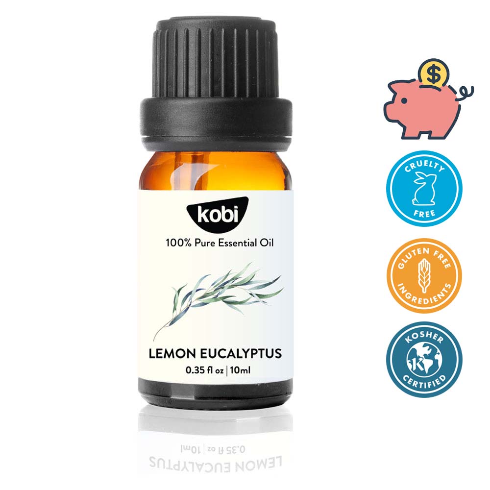 Tinh dầu Bạch đàn chanh Kobi Lemon eucalyptus essential oil giúp mang lại cảm giác tươi mới, kháng khuẩn hiệu quả -10ml