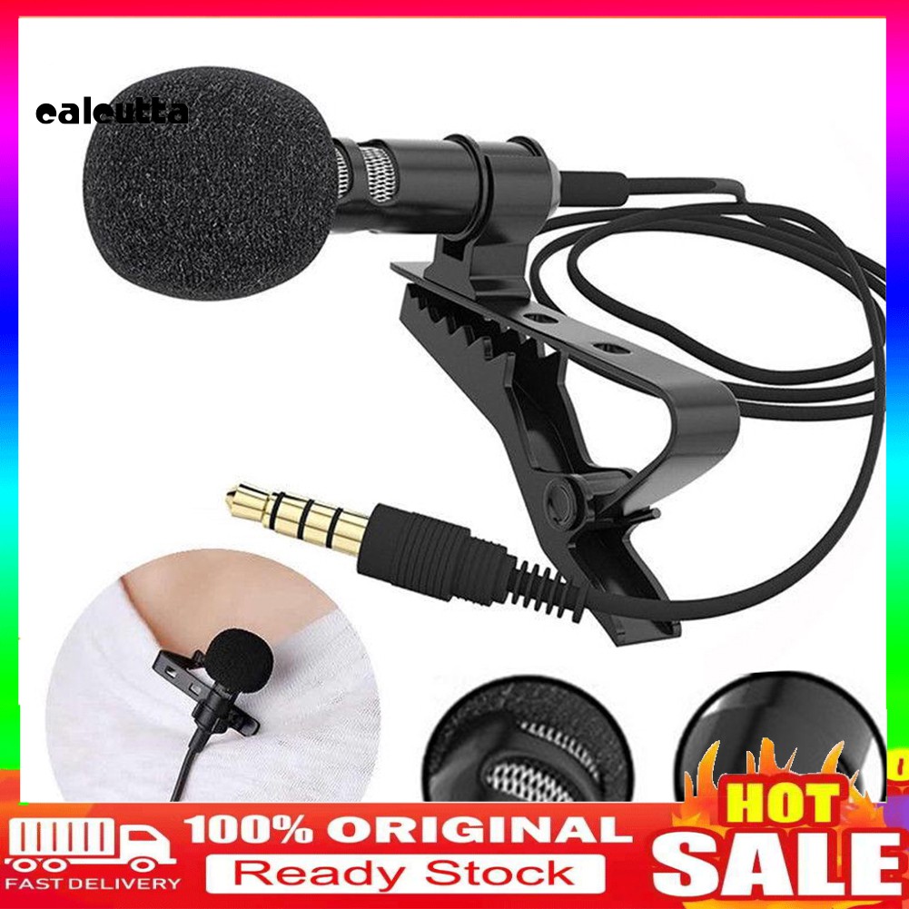 Micro Kẹp Áo Có Dây Rảnh Tay Cổng 3.5mm Cho Loa