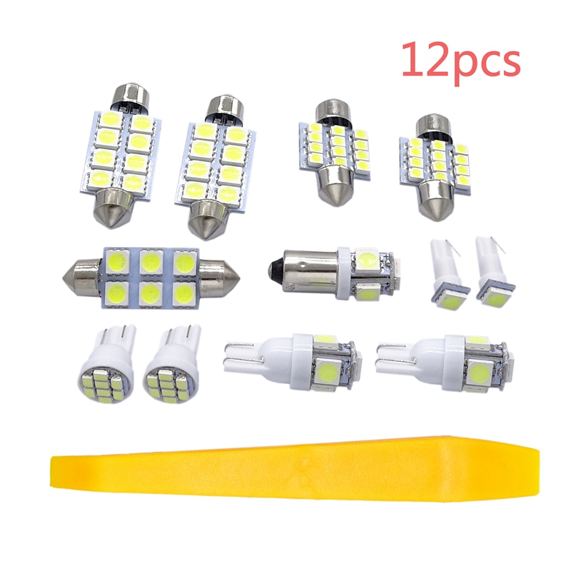 Bộ 12 Đèn led 12v Ánh Sáng Trắng Cho kia sorento 2011-2016
