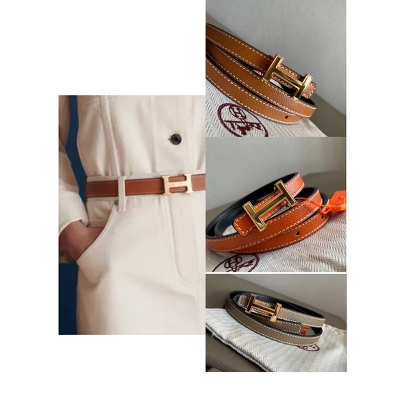 TNS - Thắt lưng nịt bản nhỏ belt buckle and reversable - 3 màu