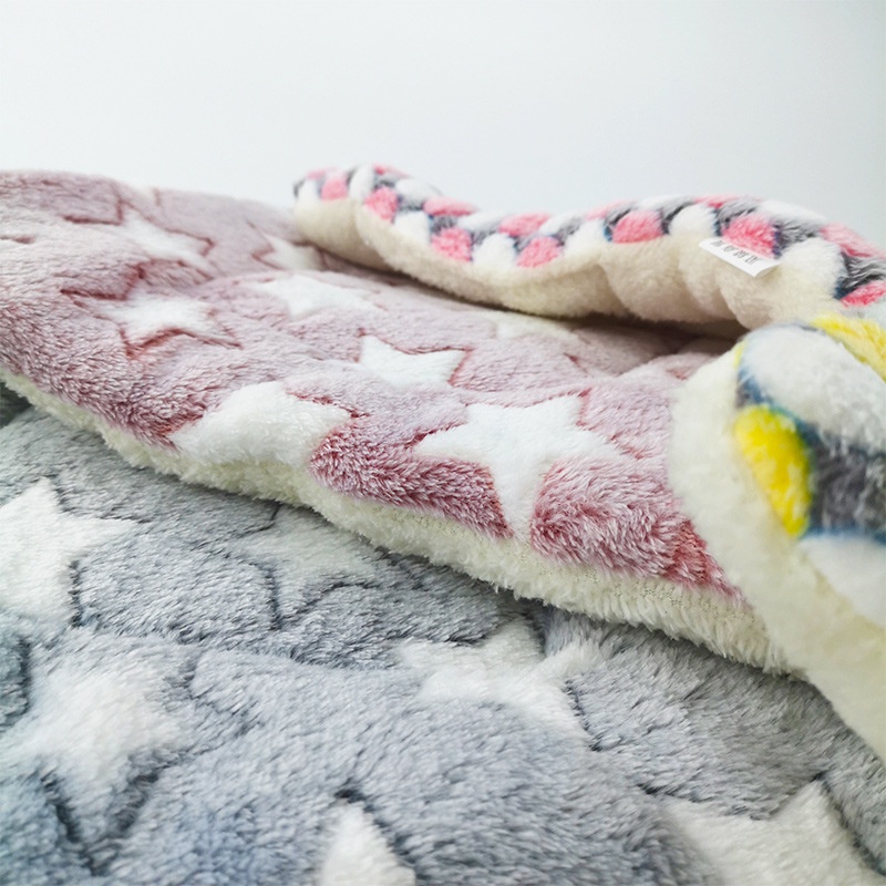 Qq Le Thảm Cotton Nhung Lông Cừu Dày Ấm Áp Hình Thỏ Totoro Chuột Hamster Guinea Lợn