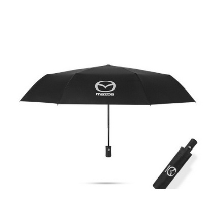Ô Dù che mưa đi nắng Gấp gọn logo Mazda Tự Động Chất Lượng Cao cấp dùng cho 2 Mazda2 3 Mazda3 6 Mazda6 CX5 CX8 CX9
