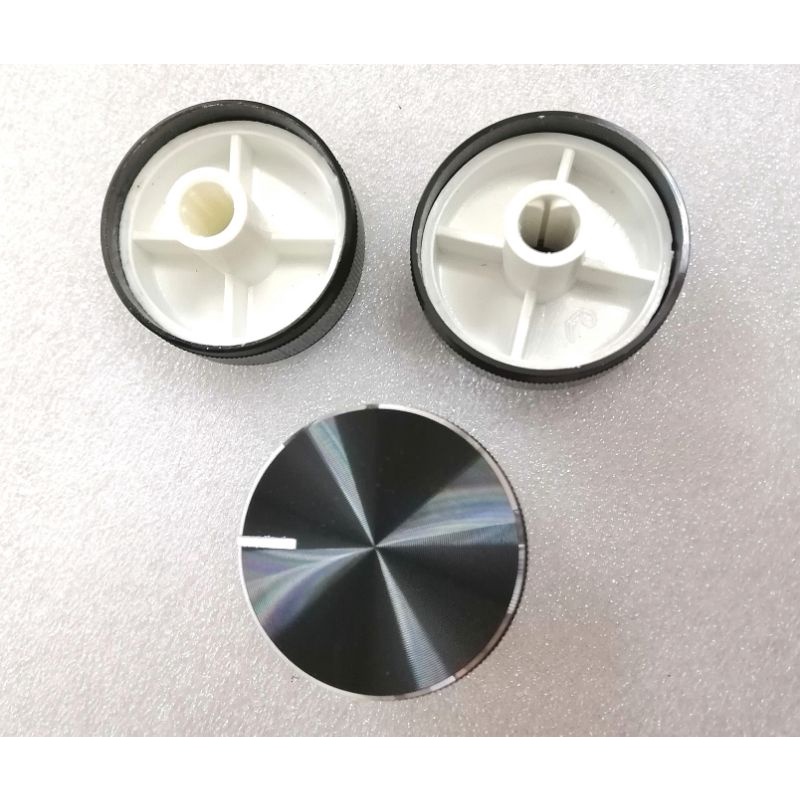 Núm nhôm 30x13 cao cấp gắn cho núm xoay điều chỉnh trên xe hơi ô tô