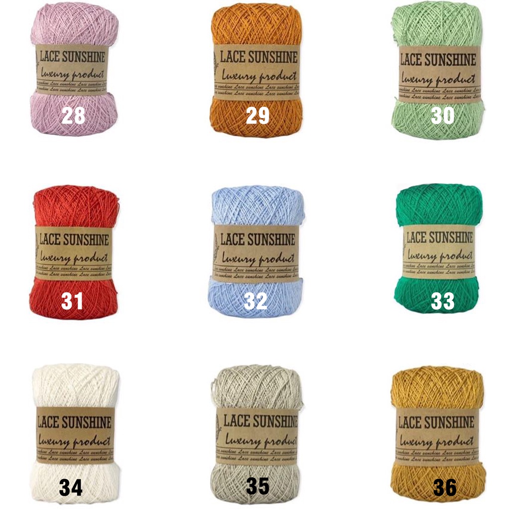 Lace sunshine, trơn se 4 sợi