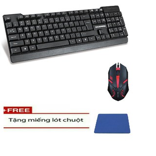 [Xả kho] Combo bàn phím và chuột giả DIVIPAD D310 và chuột DIVIPAD OP-20 tặng miếng lót chuột