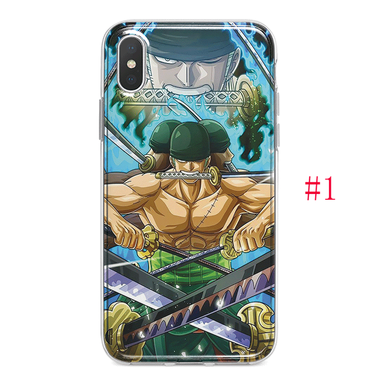 Ốp lưng Samsung Galaxy A6 A6+ Plus A7 A8 A8+ Plus A9 2018 vỏ điện thoại Silicone mềm Roronoa Zoro