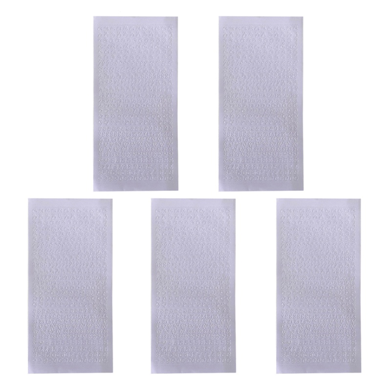 Chữ Cái Màu Đồng Dán Trên Cùng Trang Trí Thủ Công