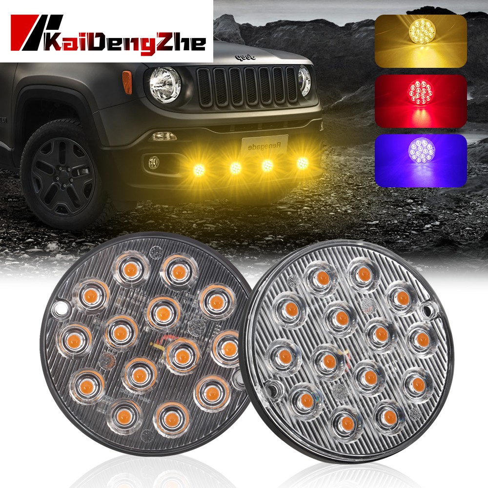 Đèn LED Cảnh Báo Khẩn Cấp 3 Chế Độ 12 / 24V Chất Lượng Cao Cho Xe Hơi / Xe Tải