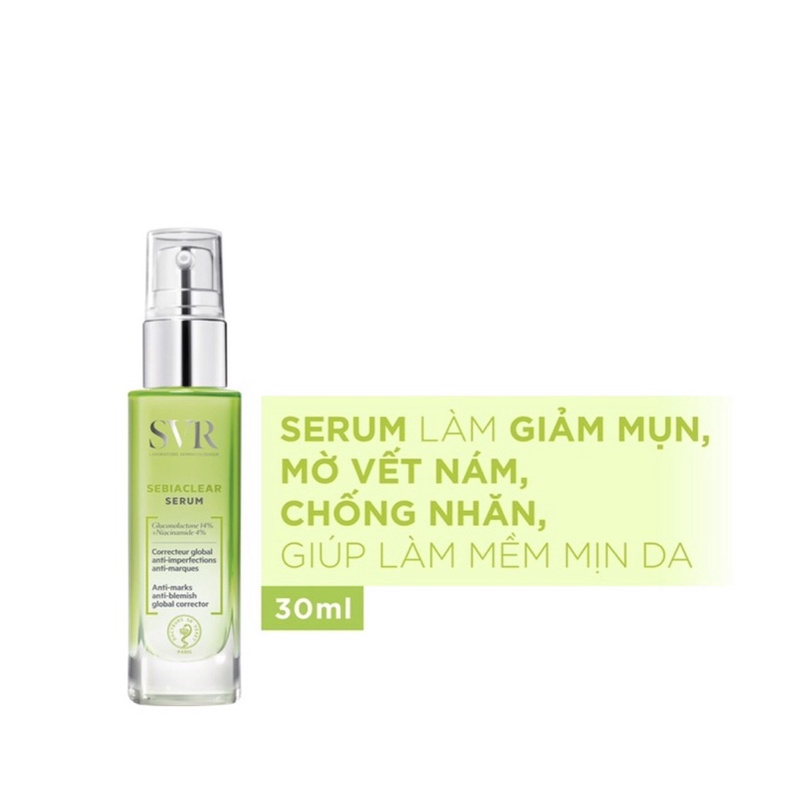[Nhập khẩu] Serum giảm mụn mờ thâm SVR Sebiaclear 30ml