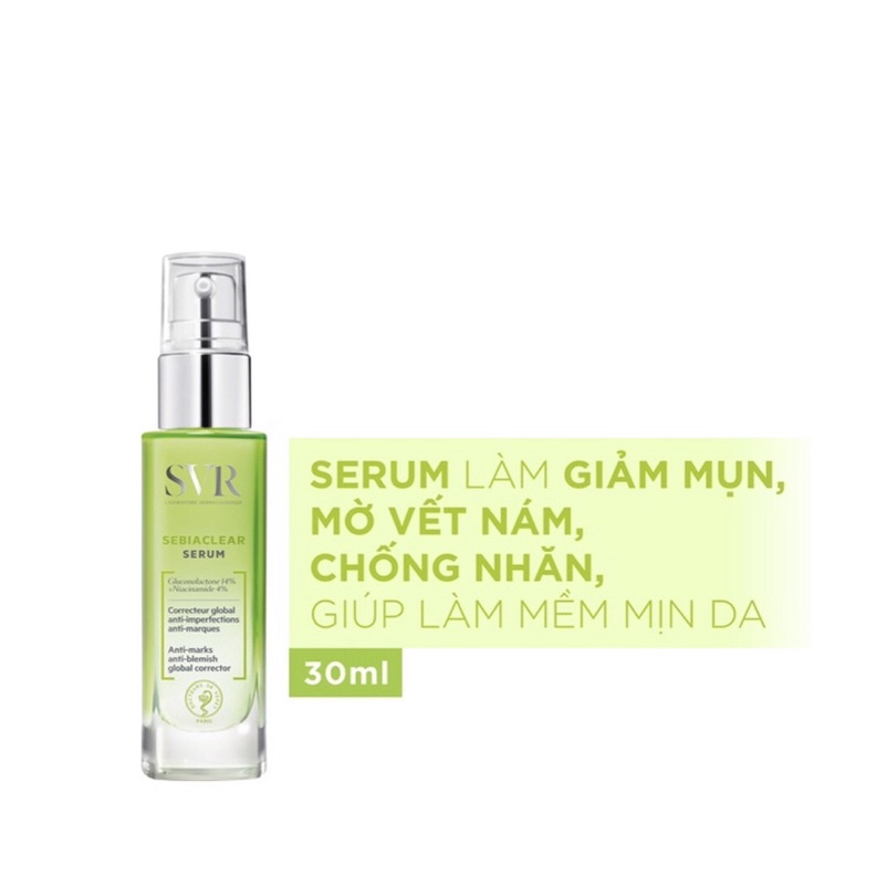 Serum giảm mụn mờ thâm SVR Sebiaclear 30ml