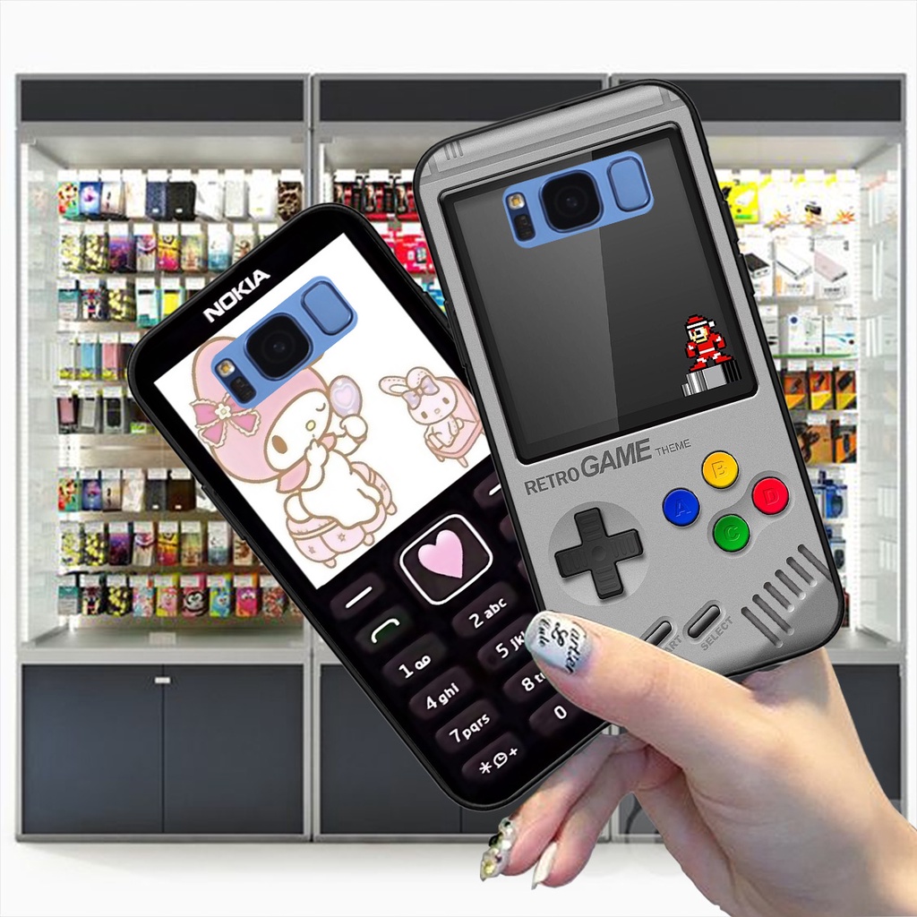 Ốp Samsung S8 / S8 Plus / S8+ bộ hình điện thoại nokia huyền thoại , BTS , Vpop cute