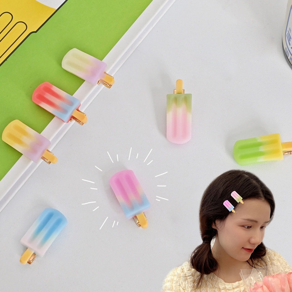 Kẹp Tóc Hình Cây Kem/ Thức Ăn Mini Vui Nhộn Thời Trang