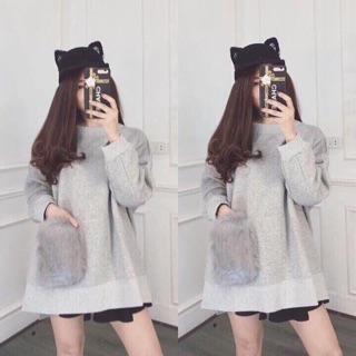 ÁO NỈ TÚI LÔNG