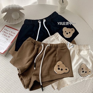 Quần Short cotton Lưng Cao Họa Tiết Gấu Dễ Thương Phù Hợp Với Mọi Phong Cách