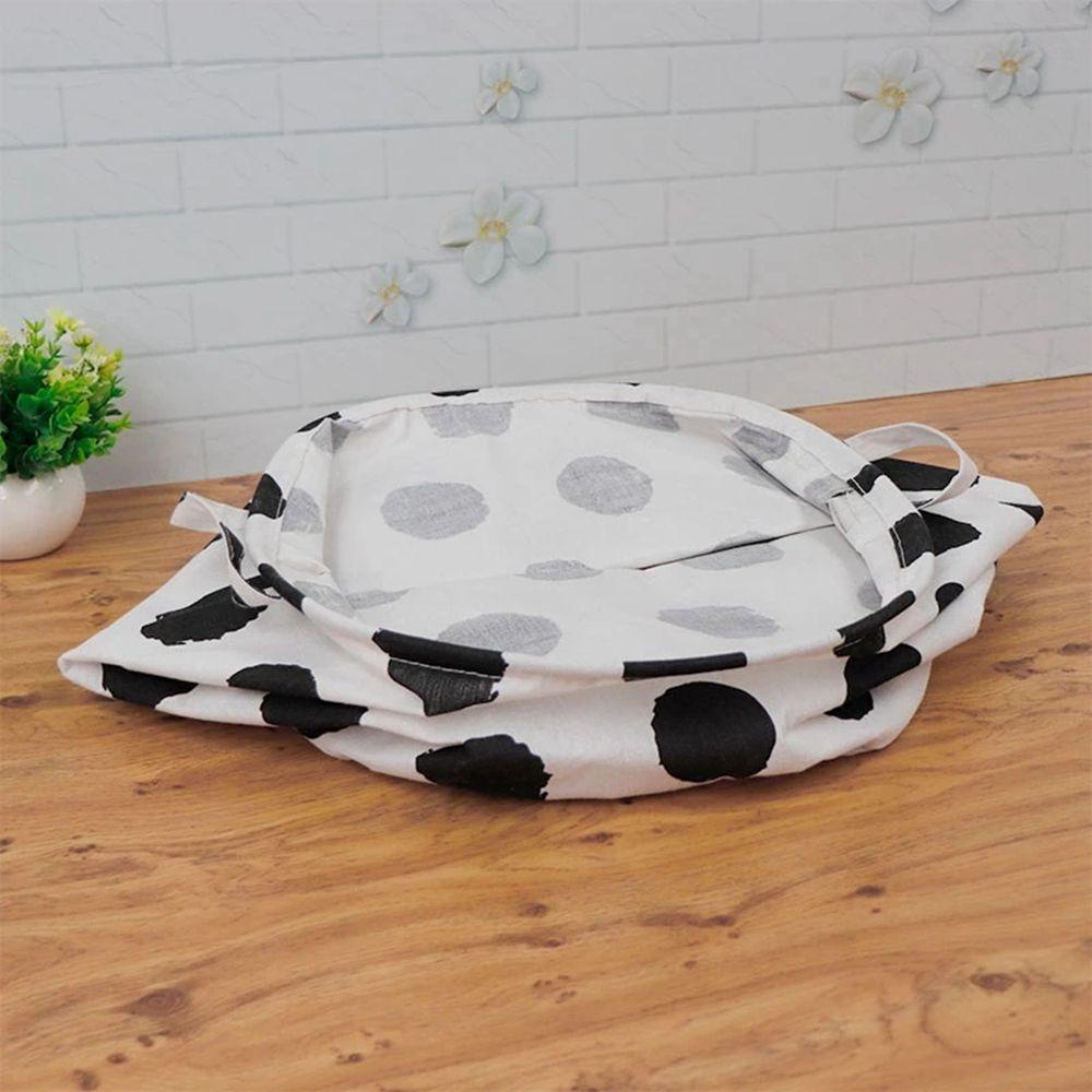 Giỏ Đựng Đồ Giặt Bằng Vải Lanh Cotton Chống Nước Có Thể Gấp Gọn Tiết Kiệm Không Gian