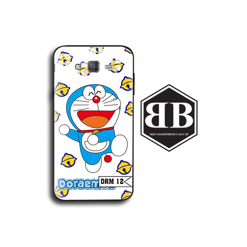 Ốp lưng kính cường lực SAMSUNG J7 PRO / J7 PRIME / J7 2016 J710 / J7 PLUS / J7 2015 J700 hình doraemon xinh xinh