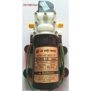 Máy Bơm Mini Tăng Áp Lực Nước Lưu Lượng 8L/Phút