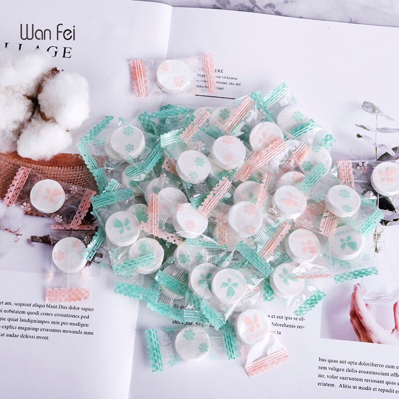 [RẺ VÔ ĐỊCH] Mặt Nạ Viên Nén Giấy Tri'kel Dưỡng Da Mụn Cấp Ẩm Thải Độc