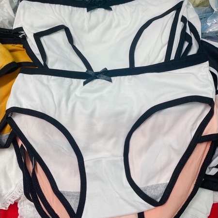 Quần lót nữ cotton mềm mại khô thoáng đính nơ xinh xắn
