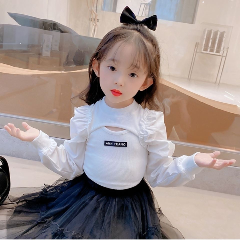 Hàng Có Sẵn Bán Chạy Áo Sweater Công Chúa Tay Phồng Nhiều Kiểu Dáng Phong Cách Xuân Thu Cho Bé Gái