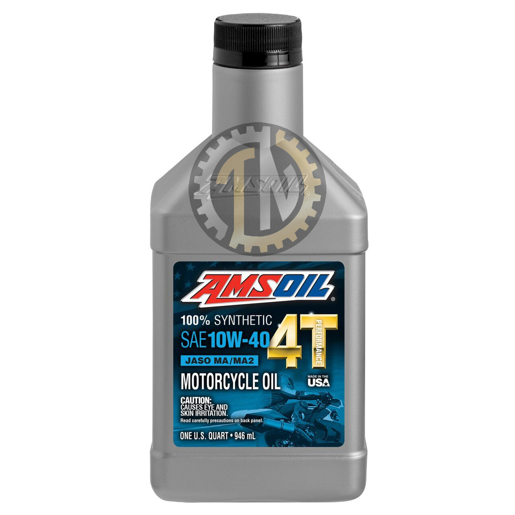 Nhớt xe số Amsoil 4T 10W40 (MC4) 946ml chính hãng