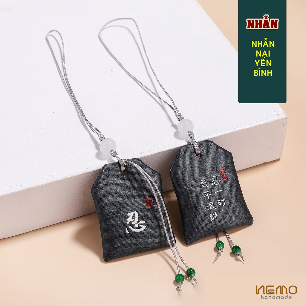 Móc Khóa Túi Phước OMAMORI Nhiều Ý Nghĩa Nemo Handmade, kích thước 3.5cm x 4.5cm - OMHE
