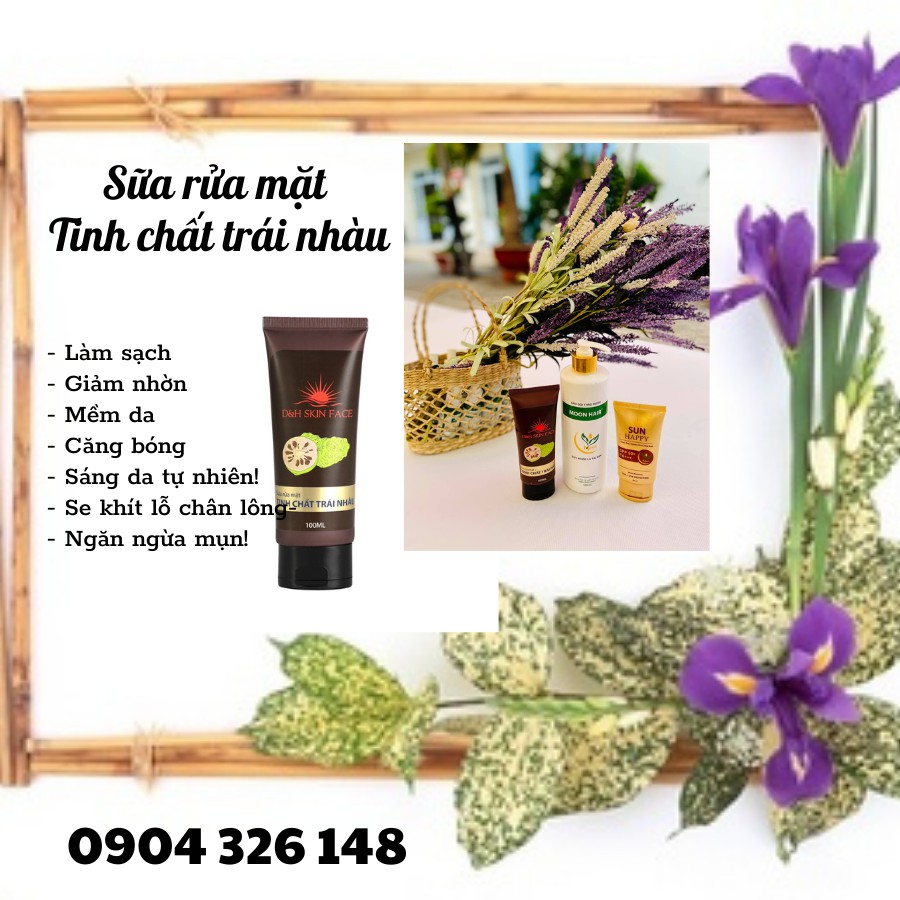 Sữa rửa mặt trái nhàu